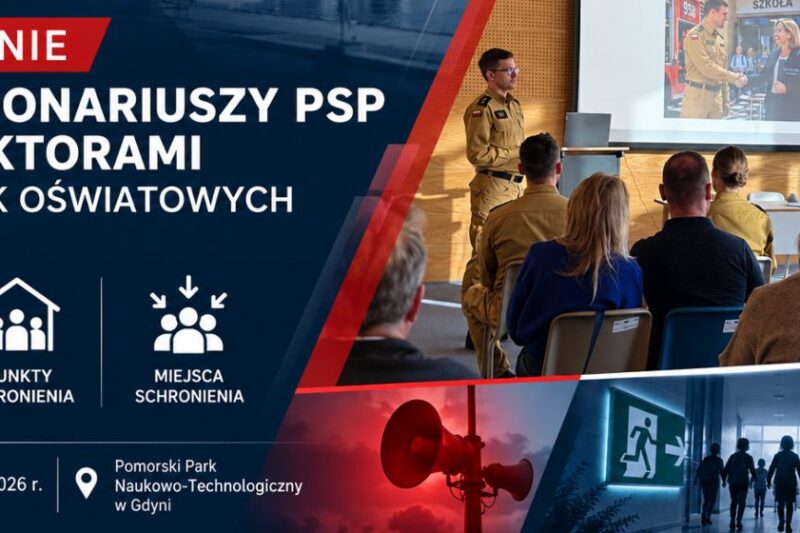 Bezpieczeństwo mieszkańców Gdyni - spotkanie strażaków z dyrektorami placówek oświatowych
